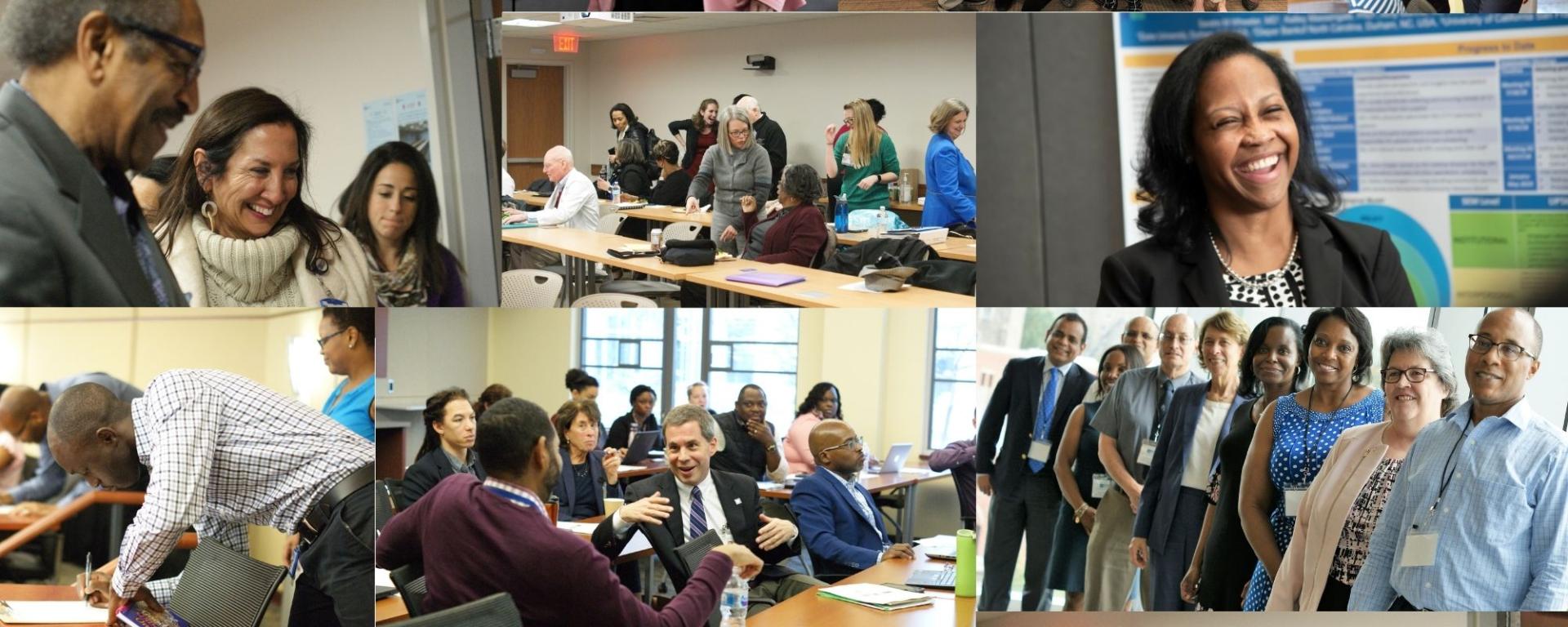 A collage photo of the REACH Equity team members, researchers, stakeholders, and others who are a part of the center. This photo collage represents the community of REACH Equity.