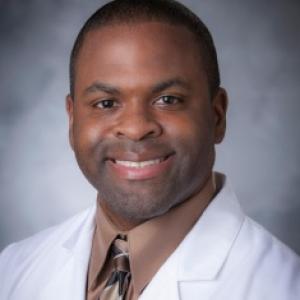 Larry Jackson II, MD, MHS. He is a REACH Equity CDA Scholar Awardee from Cohort 2, 2019-2021.